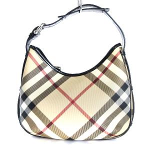 ワンショルダーバッグ ハンド ノバチェック ベージュ