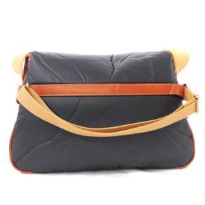 HUNTING WORLD バチューサーパス キャリーオール ショルダーバッグ クロスボディ ナイロン レザー ダークネイビー