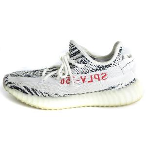 adidas YEEZY BOOST 350 V2 ZEBRA スニーカー メッシュ プリント 26cm ホワイト