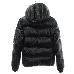 TATRAS BELBO ダウンジャケット フード付き ナイロン 光沢 ジップアップ ブラック 2