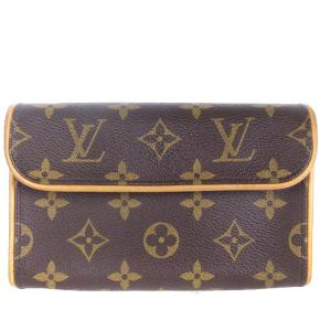  M51855 モノグラム ポシェット フロランティーヌ バッグインバッグ ミニブラウン