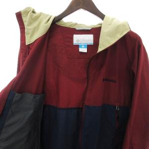 Columbia FROCKS JACKET フロックスジャケット マウンテン パーカー 耐久撥水加工 PM3412 赤 レッド 紺 ネイビー