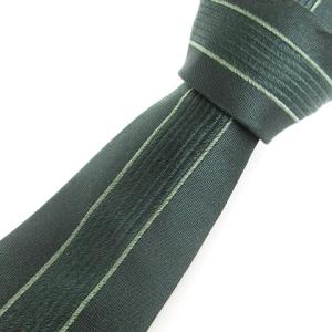 ネクタイ ナロータイ シルク エレベーター柄 緑 グリーン系 SM1 AA