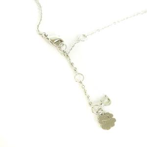 Christian Dior ネックレス ペンダント アクセサリー ハート ラインストーン シルバーカラー SM1 AA
