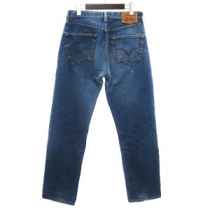 Levi's 501 デニムパンツ ストレート ジーンズ ダメージ加工 WP423 W30 L34 ブルー