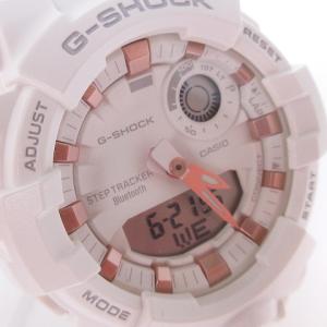 CASIO G-SHOCK 美品 ジースクワット G-SQUAD 腕時計 アナデジ クオーツ GMA-B800-7AJR 白 ホワイト ウォッチ SM1