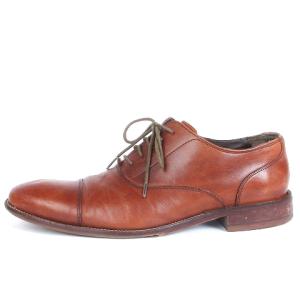 COLE HAAN ウィリアムズ キャップトウ?U ビジネスシューズ ストレートチップ レザー C12337 茶 ブラウン 8 26.5cm相当