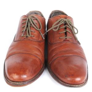 COLE HAAN ウィリアムズ キャップトウ?U ビジネスシューズ ストレートチップ レザー C12337 茶 ブラウン 8 26.5cm相当
