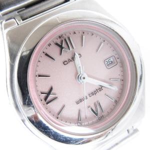 CASIO ウェーブセプター WAVE CEPTOR 腕時計 アナログ タフソーラー デイト LWQ-10DJ-4A1JF 文字盤 ピンク