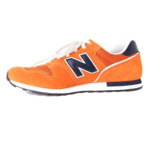 New Balance ML373VS2 スニーカー ローカット シューズ ロゴ 切替 スエード オレンジ 29cm