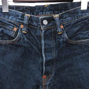 EVISU カモメプリント デニム ジーンズ パンツ ストレート ボタンフライ インディゴ コットン No2 2000 青 ブルー 27