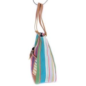 ETRO トートバッグ キャンバス ストライプ マルチカラー 鞄 SM1