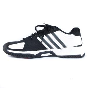 adidas バリケードチーム スニーカー シューズ ローカット G45562 黒 ブラック 白 ホワイト 26.5 SM1