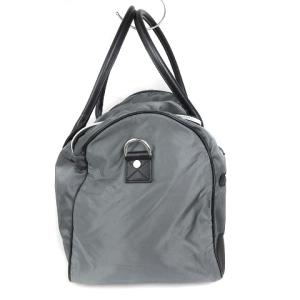 Orobianco ボストンバッグ ナイロン レザー 旅行 グレー 黒 ブラック 鞄