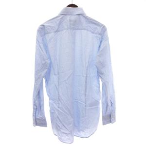 HUGO BOSS シャツ 長袖 スリムフィット チェック コットン 青 ブルー41 SM1