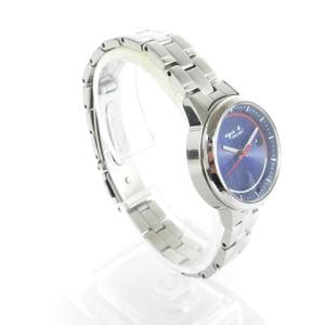 agnes b. 腕時計 アナログ ソーラー デイト V137-0CP0 文字盤 紺 ネイビー ウォッチ SM1