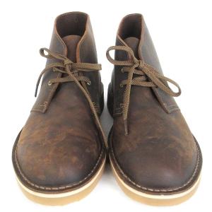Clarks デザートブーツ チャッカ レザー 15522 茶 ブラウン 27.5 靴 SM1