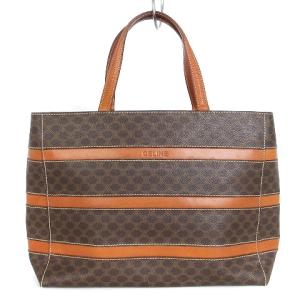 ハンドバッグ マカダム柄 PVC レザー ロゴ 総柄 MC97