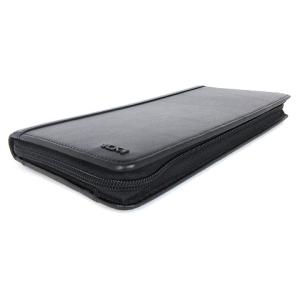 TUMI オーガナイザー 長財布 レザー ラウンドファスナー 黒 ブラック ウォレット SM1