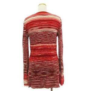 MISSONI アンサンブル カーディガン セット 長袖 Vネック カットソー ノースリーブ 赤 レッド SM1