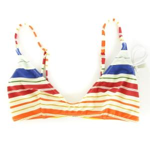 STELLA McCARTNEY タグ付き STRIPE セパレート 水着 ビキニ セットアップ 上下 スイムウェア ボーダー マルチカラー XS SM1