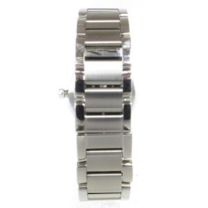 LOUIS VUITTON タンブールスリムPM 腕時計 クォーツ 8Pダイヤ  2針 白文字盤 Q12MG シルバーカラー