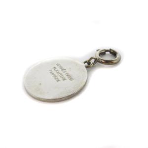 HERMES セリエ ネックレス ペンダント サークル トップ チャーム シルバーカラー AA