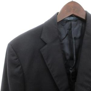 POLO RALPH LAUREN テーラードジャケット ブレザー シングル 3B 金ボタン 無地 背抜き サイドベンツ MNBLSPCM7H00028 紺 ネイビー