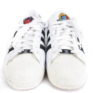 adidas スーパースター スリータイズ タトゥー THREE TIDES TATTOO コラボ 風神 雷神 スニーカー ローカット レザー