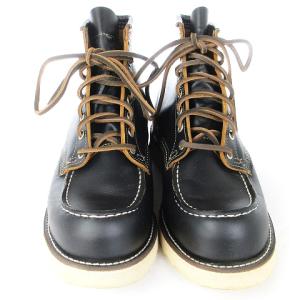 RED WING IRISH SETTER 6 MOC ワークブーツ 革靴 復刻犬タグ 9874 US8.5 ブラック