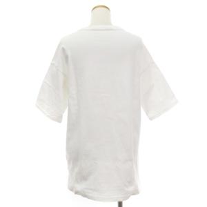 L'Appartement HELLO BONJOUR ハローボンジュール 20AW Tシャツ カットソー 半袖 丸首 無地 コットン 白 ホワイト F