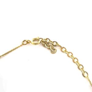 Christian Dior ヴィンテージ ネックレス ペンダント アクセサリー ロゴ ゴールドカラー GY13