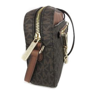 MICHAEL KORS ジェットセット アイテム シグネチャー ショルダーバッグ ミニ PVC チェーン 35S1GTTC9 茶 ブラウン 鞄 SM1