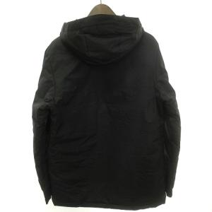 adidas ダウンジャケット アウター パデットパーカー ロング 中綿 ナイロン XPLORIC BS0980 黒 ブラック L SM1