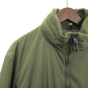 RALPH LAUREN 中綿ジャケット ブルゾン スイングトップ フード収納 ロゴ ポニー 刺繍 ジップアップ カーキ L