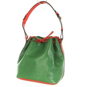 エピ プチ ノエ ワンショルダーバッグ 鞄 かばん レザー 巾着型 M44147 グリーン レッド