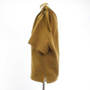 ADORE ブラウス カットソー 半袖 プルオーバー ボートネック ボックスシルエット 無地 531-8210704 ベージュ系 38