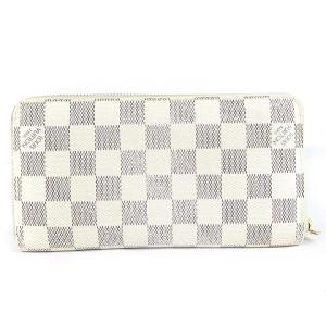 LOUIS VUITTON N60019 ダミエアズール ジッピーウォレット 長財布 ラウンドファスナー ホワイト