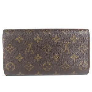 LOUIS VUITTON モノグラム ポルトフォイユ インターナショナル 長財布 三つ折り レザー M61217 茶 ブラウン ウォレット YGT