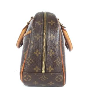 LOUIS VUITTON M47270 ハンドバッグ モノグラム ボーリング ヴァニティ ドーヴィル レザー  ブラウン