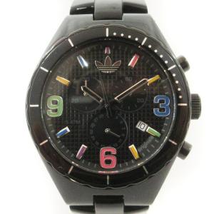 ケンブリッジ クロノグラフ 腕時計 アナログ クオーツ ADH2519 黒 ブラック ウォッチ SM1