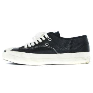 CONVERSE BIOTOP 別注 ジャックパーセル スニーカー シューズ ローカット レザー 1SC710 黒 ブラック 26cm 靴 SM1