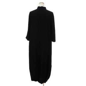 ENFOLD 20AW ライトバックウォーム ワンピース バックジップ 38 ブラック