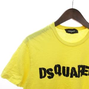 DSQUARED2 19SS Negative Dyed Cool Fit Tシャツ カットソー 半袖 クルーネック コットン ロゴ プリント