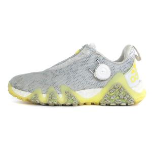adidas ゴルフ コードカオス22 BOA ボア スニーカー ゴルフシューズ GX3940 グレー 黄 イエロー 24.5 SM1
