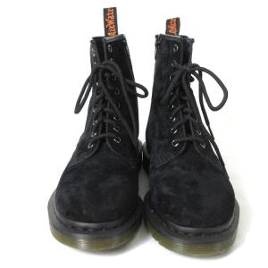 Dr.Martens BEAMS別注 8ホールブーツ レースアップ スエード 1460B UK7 ブラック