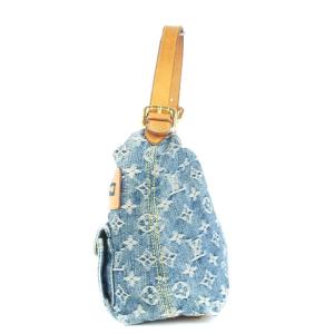 LOUIS VUITTON モノグラムデニム バギーPM ワンショルダーバッグ M95049 インディゴ SM1