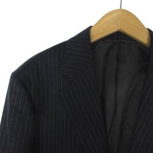 TOMORROWLAND 22AW ウールピンストライプシングルブレステッド セットアップ スーツ テーラードジャケット 2B スラックス センターベント