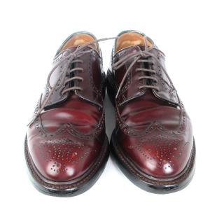 Crockett & Jones ペンブローク PEMBROKE ドレスシューズ ビジネス 革靴 ウイングチップ グレインレザー フルブローグ 8679 ブラウン