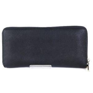 MICHAEL KORS 長財布 小銭入れ 札入れ ラウンドファスナー レザー 黒 ブラック ウォレット SM1